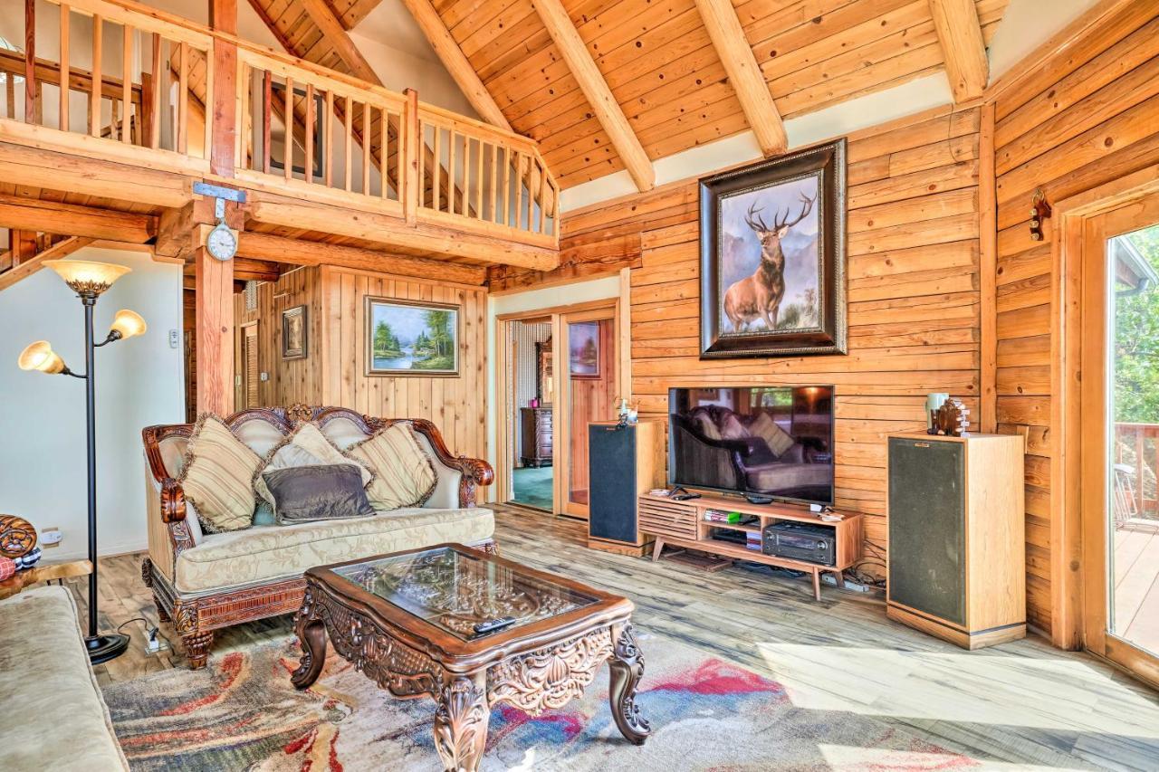 Stunning Log Cabin With Great Views, Firepit, Deck Near Twain Hart Sonora Exterior foto